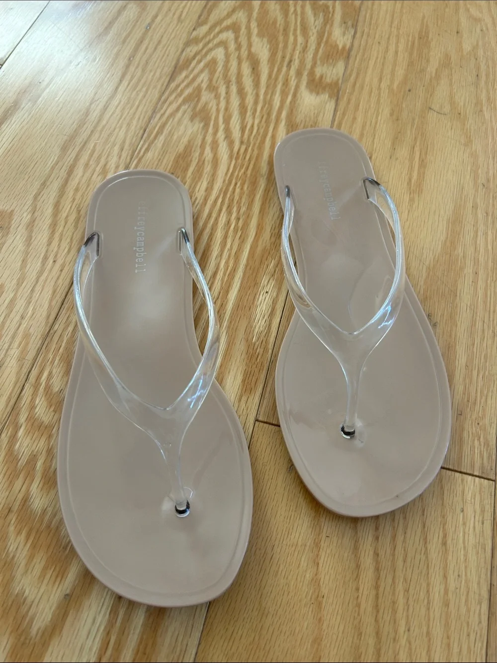 Jeffrey Campbell Beach Day Nude Jelly Flip-Flop Sandal - Women